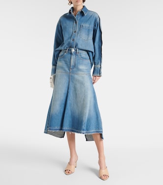 Oversize-Jeanshemd | Victoria Beckham