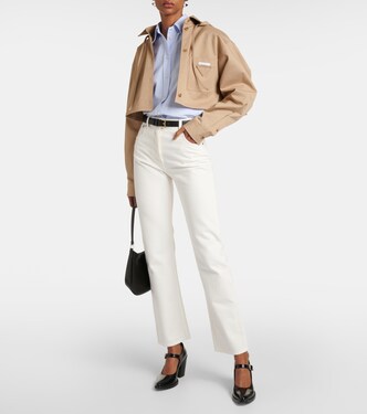 Jeans regular a vita alta | Prada