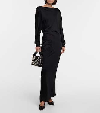 Oron ruched jersey maxi dress | Khaite