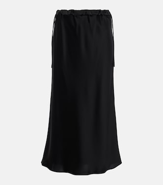 Falda midi Editore de satén | Max Mara