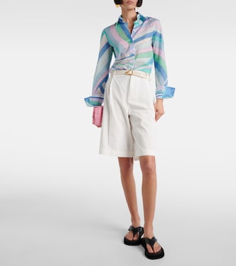 Shorts in cotone a vita alta | Vince