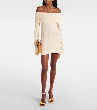 Vestido corto de mezcla de seda | Aya Muse