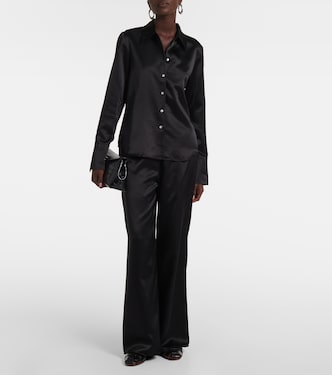 Chemise Tulum en soie et laine | Asceno