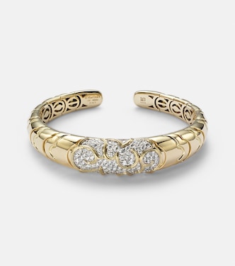 Bracciale Onda in oro 18kt con diamanti | Marina B