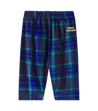 Baby - Pantaloni in cotone a quadri | Bobo Choses