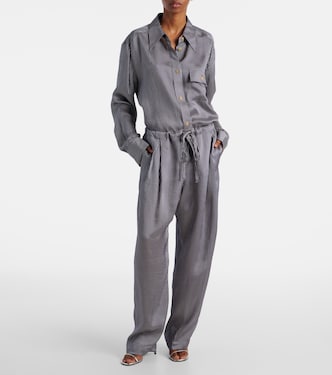 Pantaloni regular Trenton a righe | Khaite
