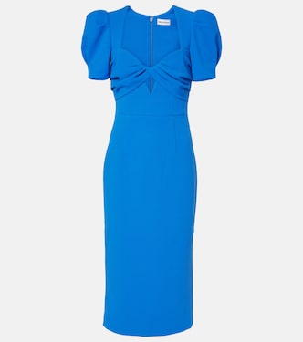 Abito midi Antonella in crêpe con cut-out | Rebecca Vallance