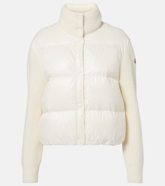 Cardigan in lana vergine con imbottitura | Moncler
