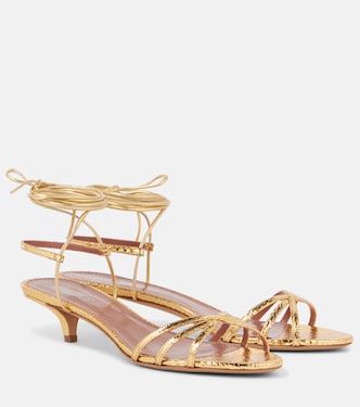 Linda 35 metallic leather sandals | Paris Texas