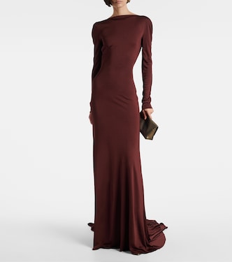 Gathered jersey gown | David Koma