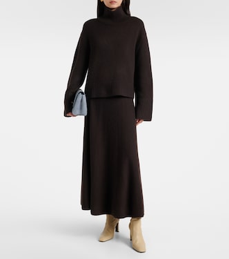 Rollkragenpullover Fleur aus Kaschmir | Lisa Yang