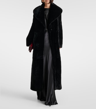Giovanna shearling wrap coat | Nour Hammour