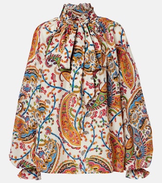 Bedruckte Bluse aus Baumwolle und Seide | Etro
