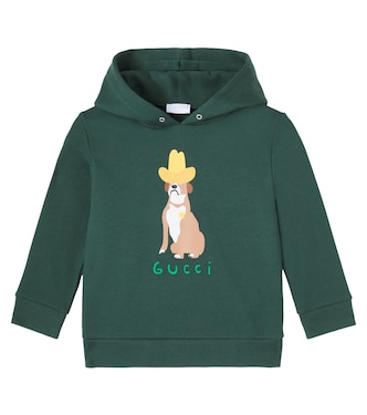 x Euan Roberts printed jersey hoodie | Gucci Kids