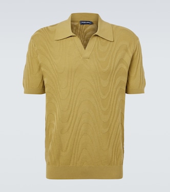 Polo Rino en jacquard de soie et coton | Frescobol Carioca