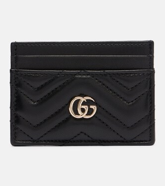 Porte-cartes GG en cuir | Gucci
