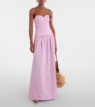 Opulence ruched cotton corset | Adriana Degreas