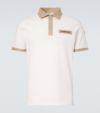 Logo cotton piqué polo shirt  | Moncler
