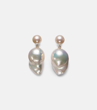 Boucles d'oreilles Venus Blac en or 14 ct et perles | Sophie Bille Brahe