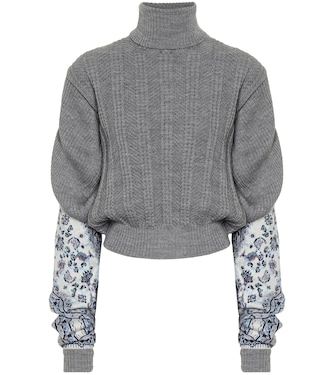 Intarsia linen-blend sweater | Y/Project