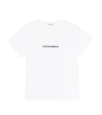 Besticktes T-Shirt aus Baumwolle | Dolce&Gabbana Kids