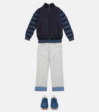 Gabe padded stretch-wool vest | Loro Piana Kids