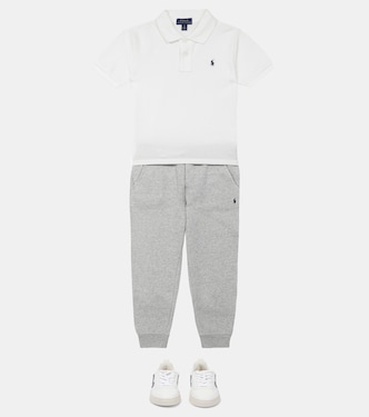 Pantalon de survêtement en coton mélangé à logo | Polo Ralph Lauren Kids