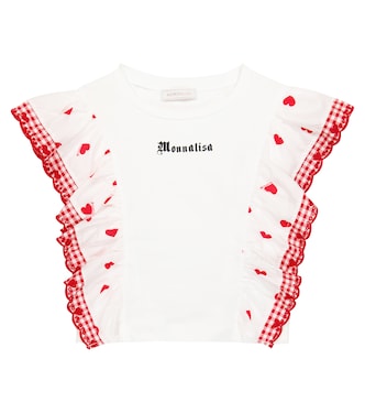 Printed cotton top | Monnalisa