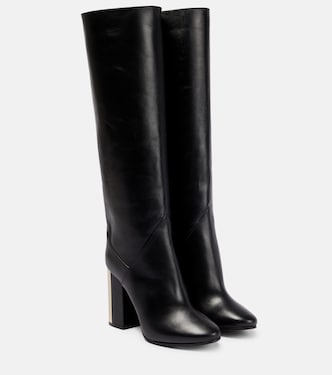 Botas altas Rydea 100 de piel | Jimmy Choo