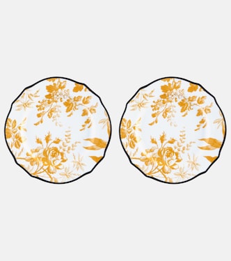 Herbarium set of 2 dessert plates | Gucci