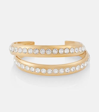 Bracciale rigido Jahleel con cristalli | Amina Muaddi