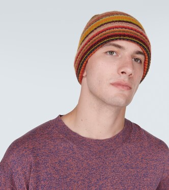 Berretto in cashmere a righe | The Elder Statesman