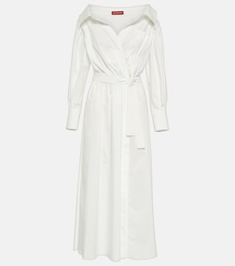 Lyddy cotton-blend wrap dress | Altuzarra