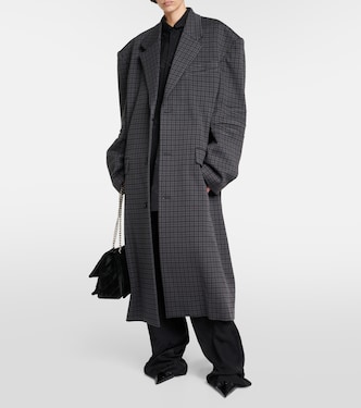 Oversized single-breasted coat | Balenciaga