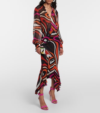 Marmo silk chiffon blouse | Pucci