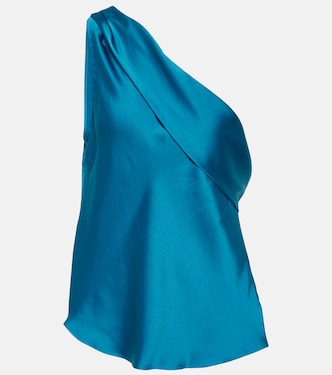 Top Lexy de satén drapeado | Simkhai