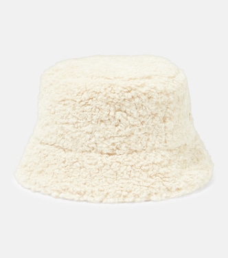 Cappello da pescatore in shearling sintetico | Stella McCartney