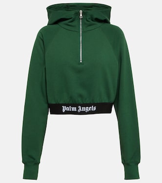 Sudadera en jersey de algodón con logo | Palm Angels