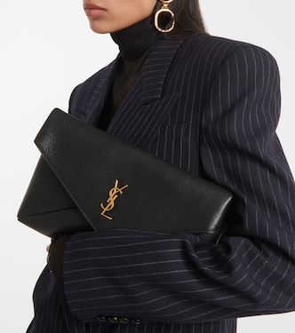 Clutch Cassandre Large aus Leder | Saint Laurent