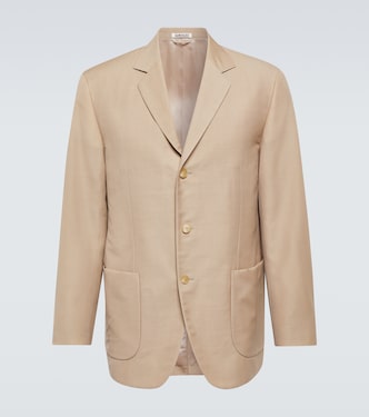 Blazer aus Wolle und Mohair | Auralee