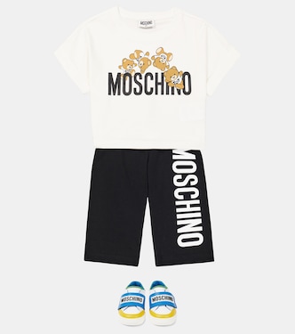Baskets en cuir à logo | Moschino Kids