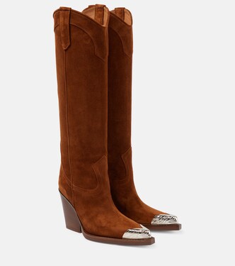 Botas cowboy El Dorado de ante adornadas | Paris Texas