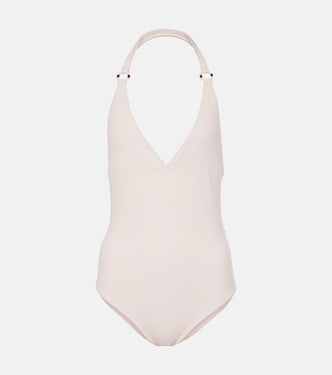 Bañador Ring Marine con cuello halter | Loro Piana