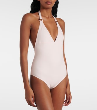 Bañador Ring Marine con cuello halter | Loro Piana