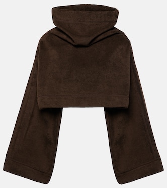 Sudadera con capucha de felpa de algodón | Alaïa