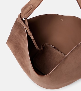 Lotus Medium suede tote bag | Khaite