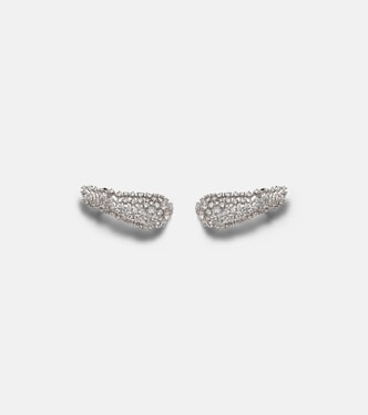 Orecchini Scatter in oro bianco 18kt con diamanti | Ananya