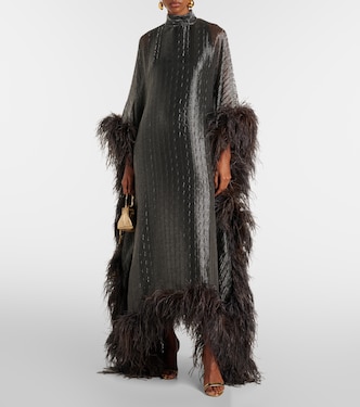 Kaftan Casta mit Federn | Taller Marmo