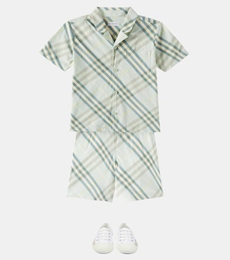 Short en coton à carreaux | Burberry Kids
