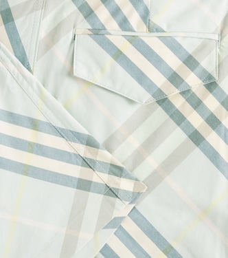 Short en coton à carreaux | Burberry Kids